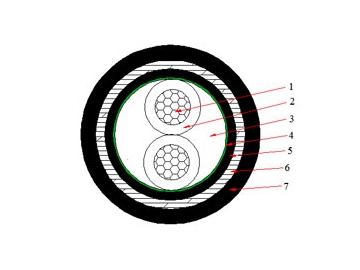 Câble N2XBY 0.6/1 kV (CU/XLPE/STA/PVC)