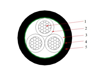 Câble N2XY 0.6/1 kV (CU/XLPE/PVC)