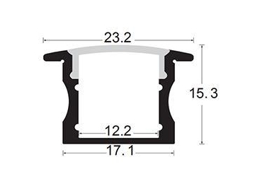 Profilé aluminium LD-2415R