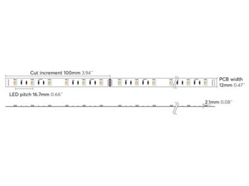 Néon flexible LED RGW Blanc