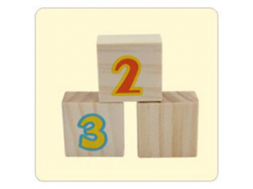Blocs de construction en bois pour enfants