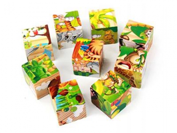 Puzzles en bois 6 côtés