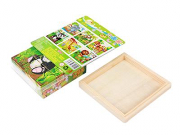 Puzzles en bois 6 côtés