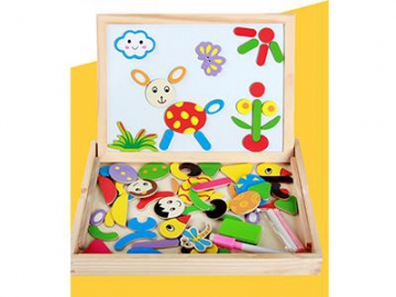 Puzzle magnétique en bois