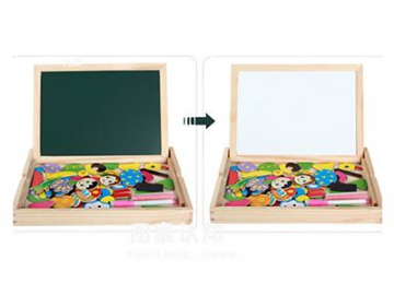 Puzzle magnétique en bois