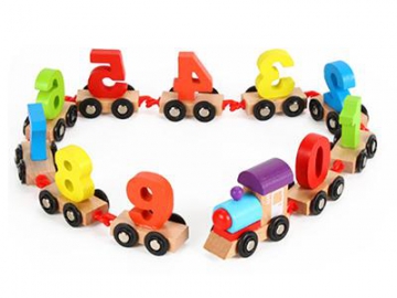 Petits trains en bois