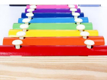 Xylophone multicolore en bois