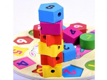 Puzzle en bois horloge