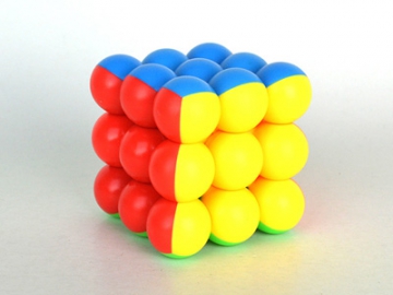 Cube magique perles rondes 3x3x3, Cube perles rondes 3x3x3