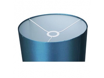 Abat-jour du style tambour diffuseur en Satin, bleu turquoise Modèle Numéro:DJL0502