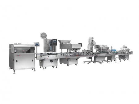Ligne de conditionnement et de comptage automatiques de bonbons gélatines