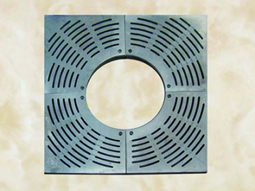 Grille d’arbre en fonte ductile