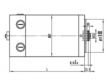 Moteur d'entraînement 500-600W, moteur à balais PMDC ZD097A1