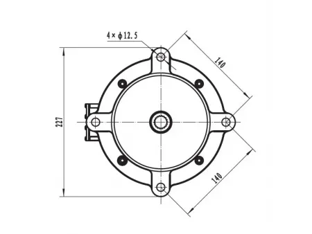 Moteur de Traction 7000W, Moteur Sans Balais PMDC TR155B