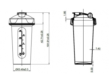 Bouteille shaker