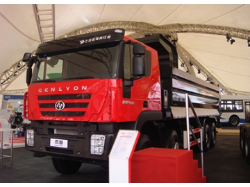 Camion benne Euro 4, 6×4 (Genlyon)