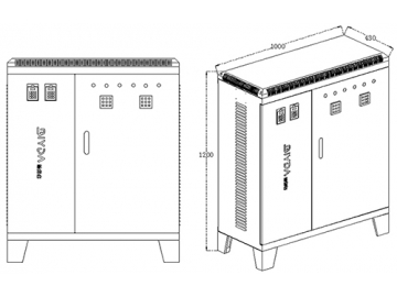 Source de Puissance de Chauffage par Induction de 120 à 160kW (générateur ou convertisseur au sol)