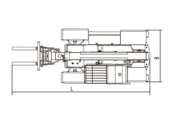 Chariot télescopique / Chariot élévateur télescopique / Chargeur à bras télescopique, FK-F12T