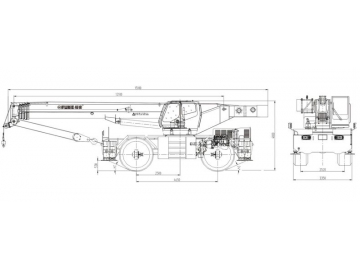 Grue tout-terrain / Automotrices lentes tout terrain / Grues automotrices lentes, FK-1000Y