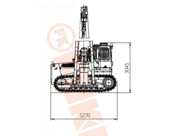 Bulldozers sur chenilles / Bouteurs sur chenilles / Tracteur à chenilles, FK14-150T