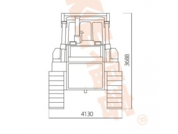 Bulldozers sur chenilles / Bouteurs sur chenilles / Tracteur à chenilles, FK14-220T