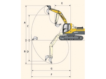 Pelle sur chenilles / Pelle hydraulique sur chenilles / Pelleteuse sur chenilles, FK480-9