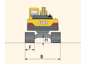 Pelle sur chenilles / Pelle hydraulique sur chenilles / Pelleteuse sur chenilles, FK310-9