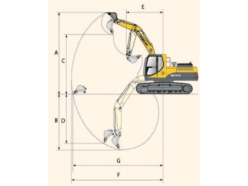 Pelle sur chenilles / Pelle hydraulique sur chenilles / Pelleteuse sur chenilles, FK310-9