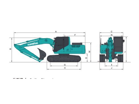 Pelle hydraulique intermédiaire, SWE155E-3H