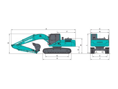 Pelle hydraulique intermédiaire, SWE225E-3H