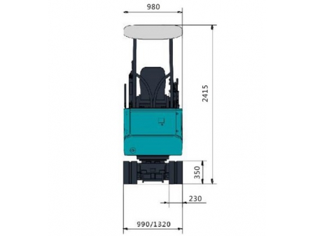 Mini-pelle, SWE18UF