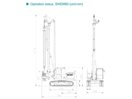 Foreuse rotative, SWDM60