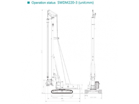 Foreuse rotative, SWDM220-3