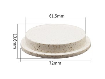 Couvercle IML Rond  Ø72mm,pour Gobelet à boire, CX102