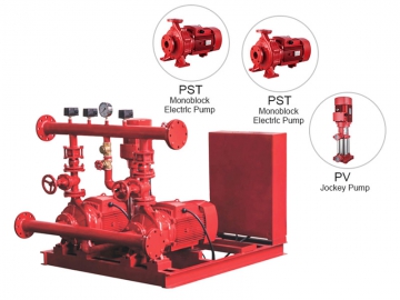 Système de pompe anti-incendie Série PEEJ