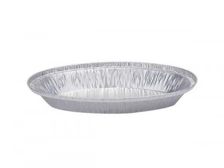 Contenant ovale en aluminium à paroi ondulée