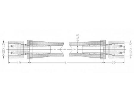 Flexible hydraulique pour les machines de soullage