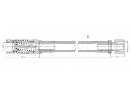 Flexible hydraulique pour les machines de soullage