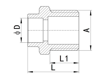 Raccord à braser en laiton HS340