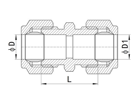 Raccord de compression en laiton HS320