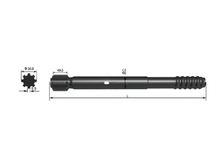 Adaptateurs pour marteau hors trou / Adaptateur de tige de forage / Raccords d'adaptation