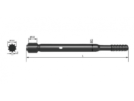 Adaptateurs pour marteau hors trou / Adaptateur de tige de forage / Raccords d'adaptation