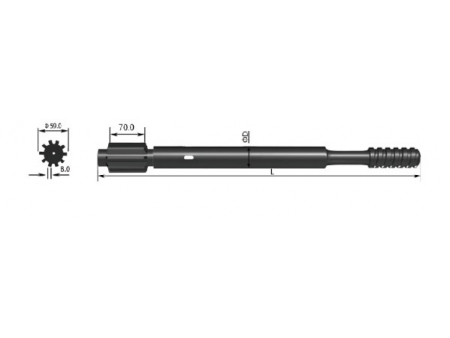 Adaptateurs pour marteau hors trou / Adaptateur de tige de forage / Raccords d'adaptation