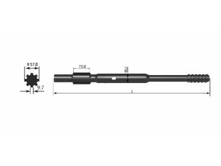 Adaptateurs pour marteau hors trou / Adaptateur de tige de forage / Raccords d'adaptation