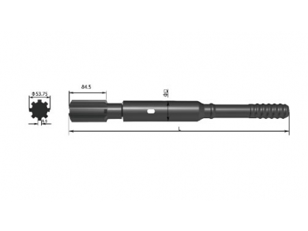 Adaptateurs pour marteau hors trou / Adaptateur de tige de forage / Raccords d'adaptation