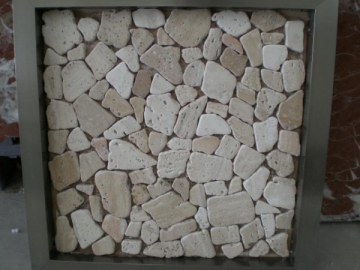 Mosaïque travertin beige