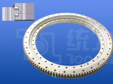 Couronne d’orientation à trois rangées de rouleaux