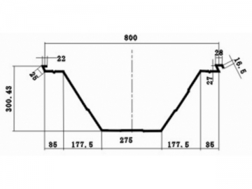 Profileuse de plaques cintrées CS-1220-800 Qspan