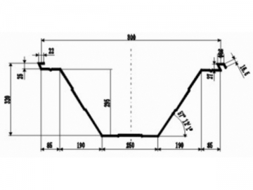 Profileuse de plaques cintrées CS-1250-800 Qspan