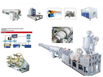 Ligne d'extrusion de tubes HDPE pour gaz et approvisionnement en eau